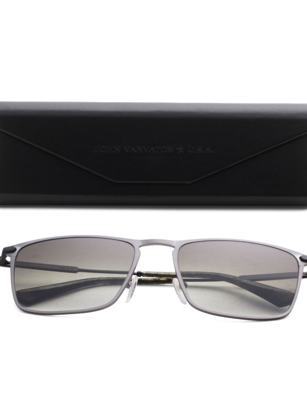 John Varvatos SJV567 Sunglasses- Gunmetal